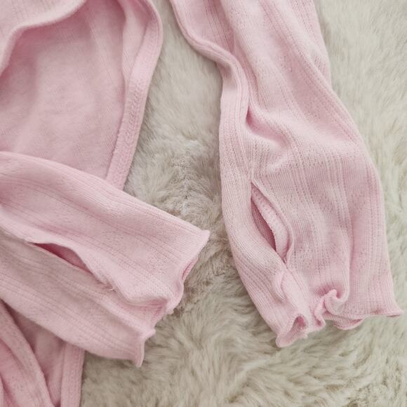 NEW Free People Intimately Pink Weekend Vibe Mockneck Long Sleeve Bodysuit - Picture 11 of 11